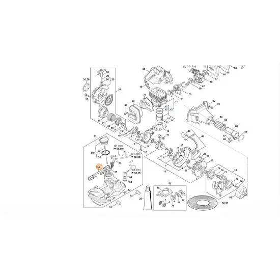 STIHL  Zestaw głowic ssących 0000 007 3600
